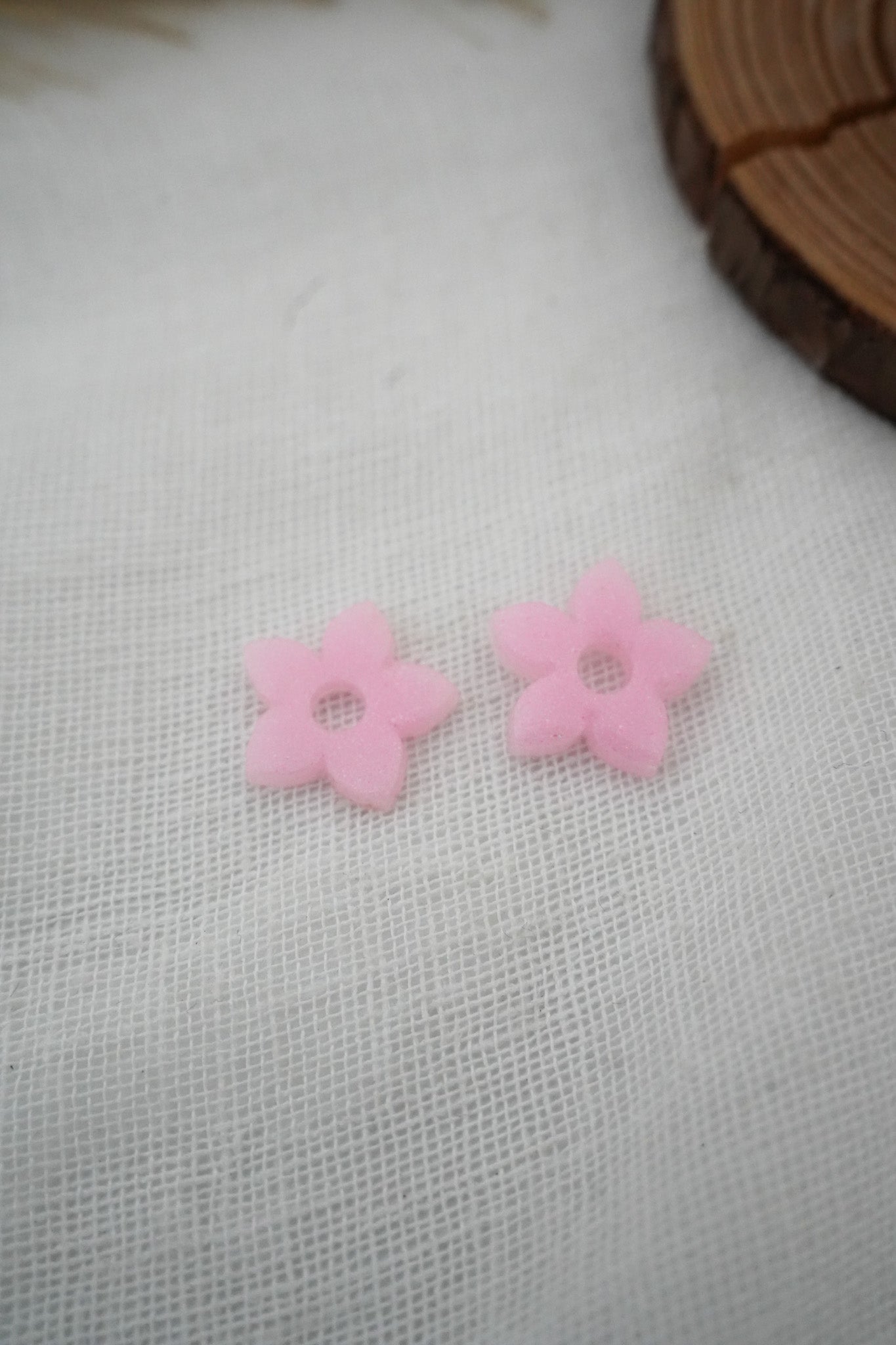 Petites pampilles fleurs roses