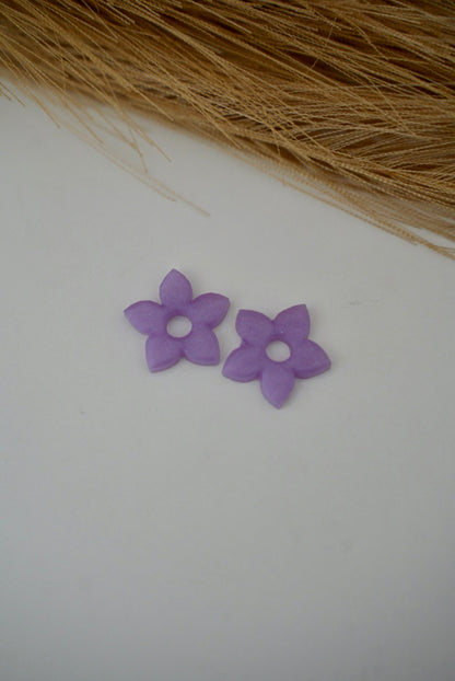 Petites pampilles fleurs violettes