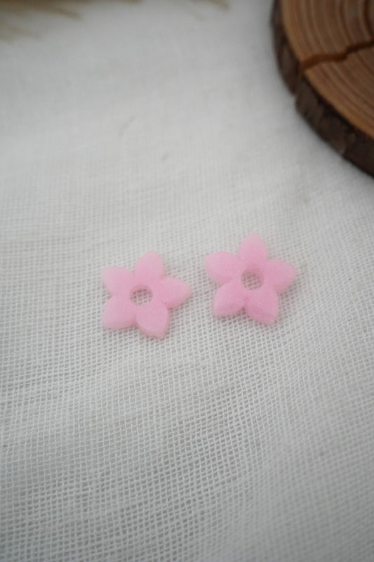Petites pampilles fleurs roses