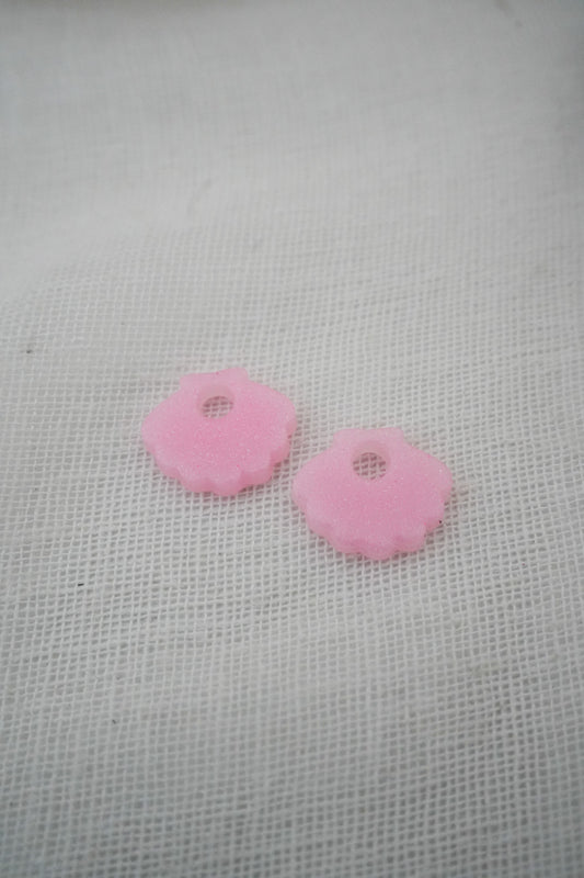 Petites pampilles coquillages roses