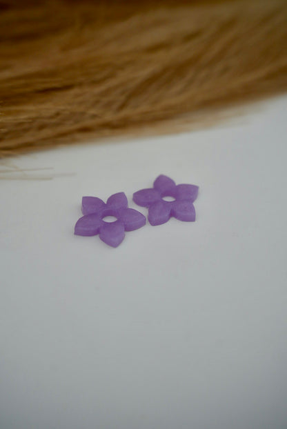 Petites pampilles fleurs violettes