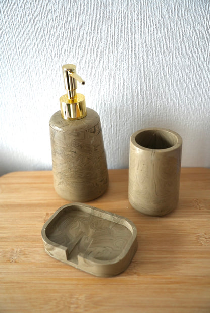 Ensemble en jesmonite