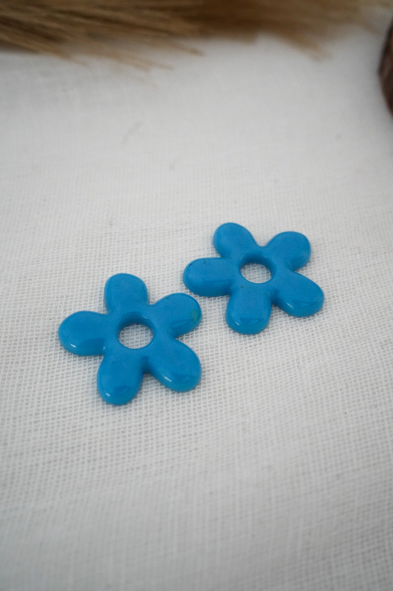 Grandes pampilles bleues