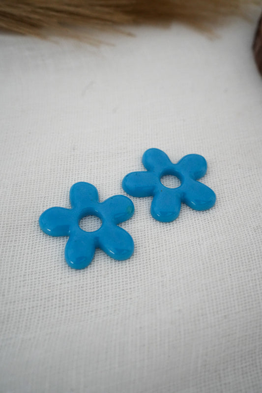 Grandes pampilles bleues